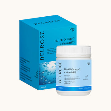 Fish Oil Omega-3 + Vitamin D3 - 60 Capsules
